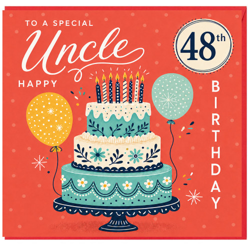 Uncle 48th Birthday Card