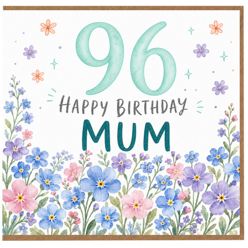 96th Birthday Mum Card