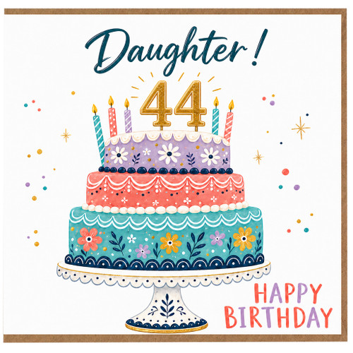 Daughter 44th Birthday Card