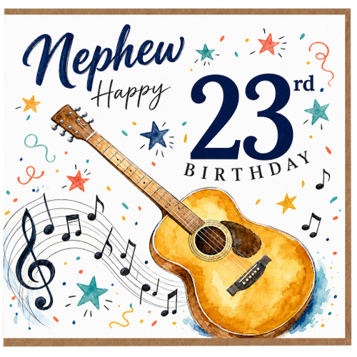 Nephew 23rd Birthday Card