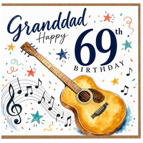 Granddad 69th Birthday Card
