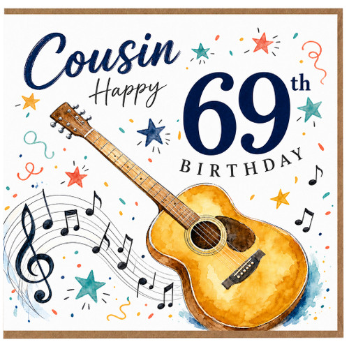 Cousin 69th Birthday Card