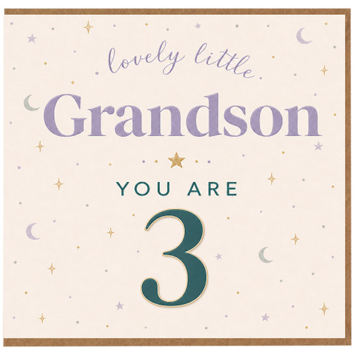 3rd Birthday Card for Grandson