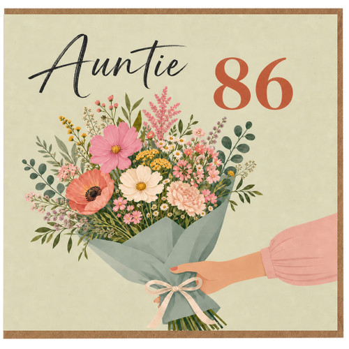 Auntie 86th Birthday Card