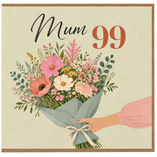 Mum 99th Birthday Card