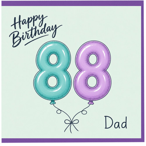 88th Birthday Card for Dad