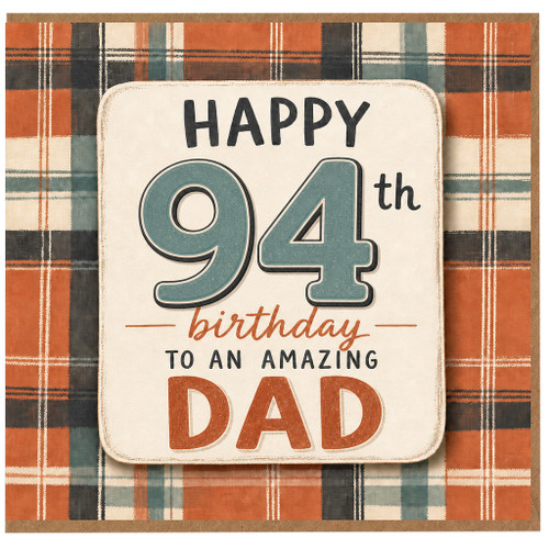 94th Birthday Card for Dad