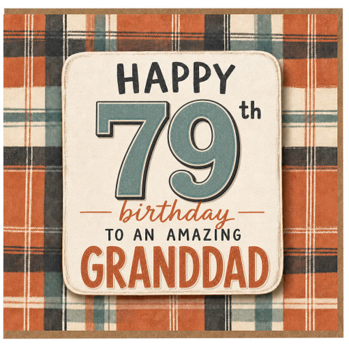 Granddad 79th Birthday Card, for Grandad