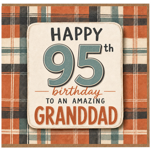 95th Birthday Card for Granddad