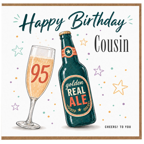 Cousin 95th Birthday Card