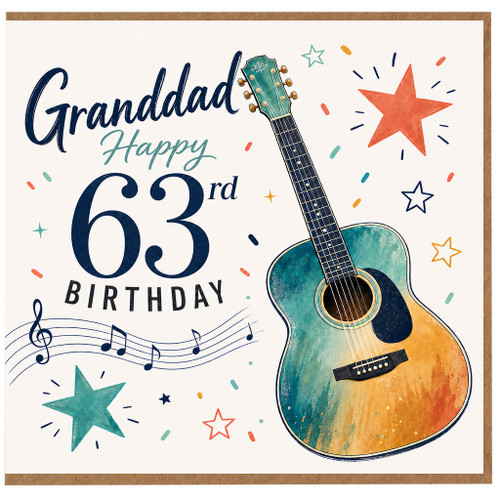 Granddad 63rd Birthday Card
