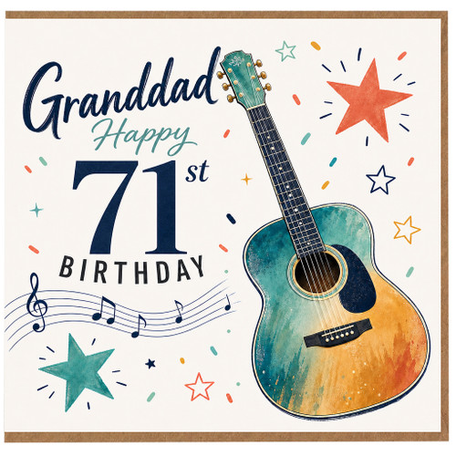 Granddad 71st Birthday Card