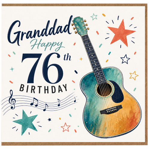 Granddad 76th Birthday Card