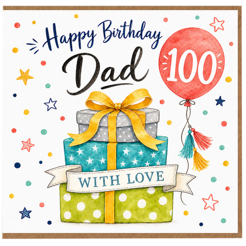 100th Birthday Card for Dad