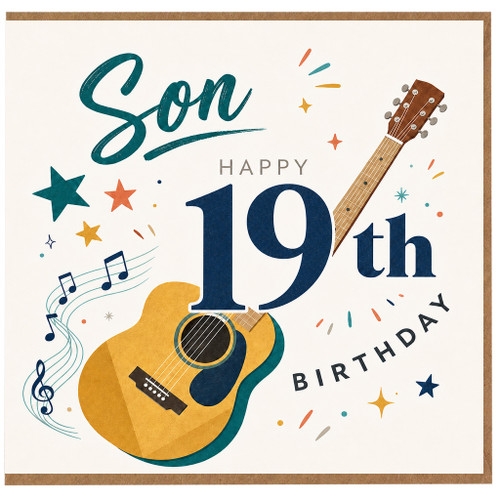 Son 19th Birthday Card