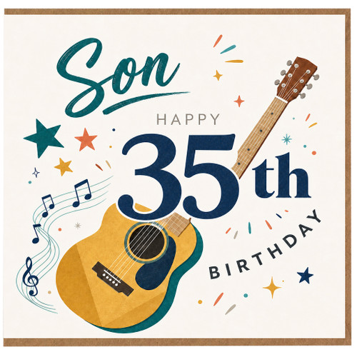 Son 35th Birthday Card