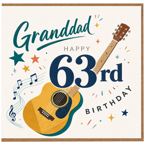 Granddad 63rd Birthday Card