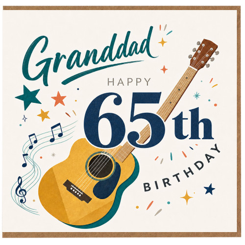 Granddad 65th Birthday Card