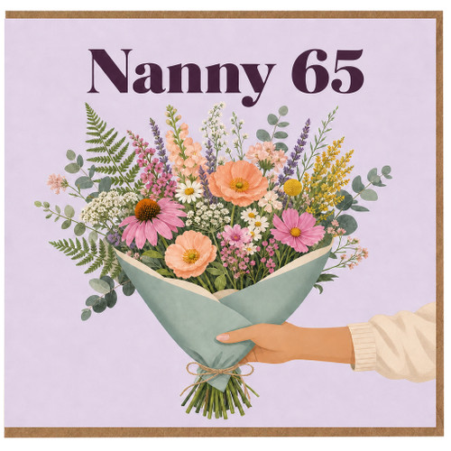 Nanny 65th Birthday Card