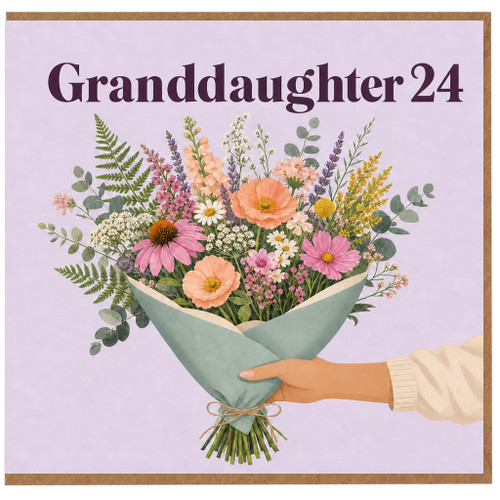 Granddaughter 24th Birthday Card