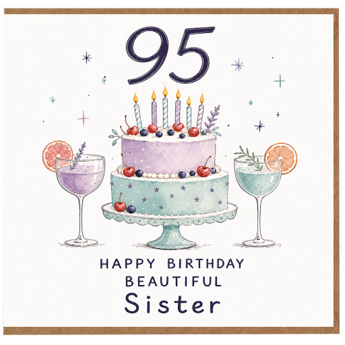 95th Birthday Card for Sister