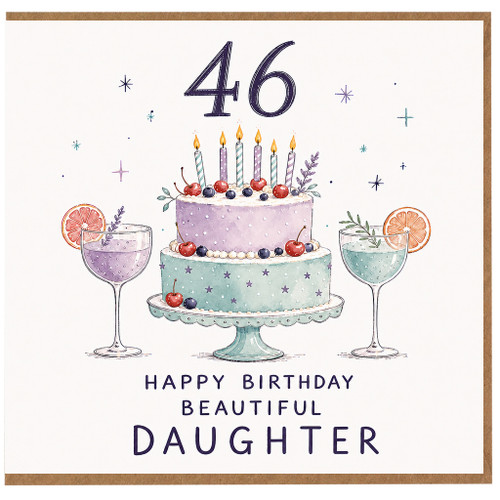 Daughter 46th Birthday Card