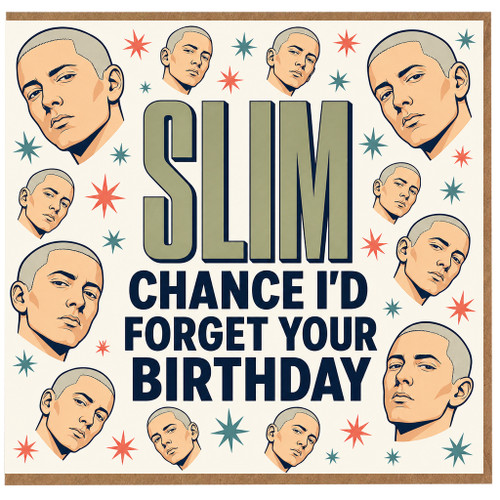 Birthday Card, Slim Chance I’d Forget Your Birthday Card