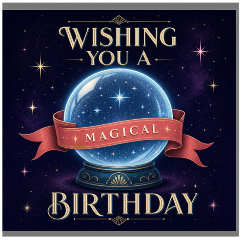 Birthday Card, Wishing You A Magical Birthday Card