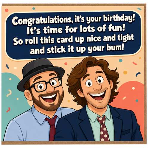 Birthday Card, Humorous Birthday Card for Men