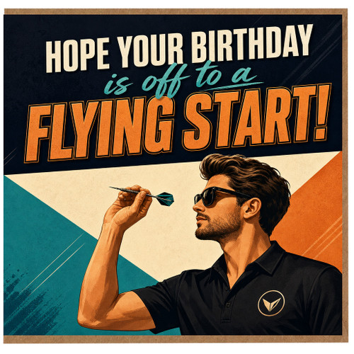 Birthday Card, Hope Your Birthday Is Off to a Flying Start