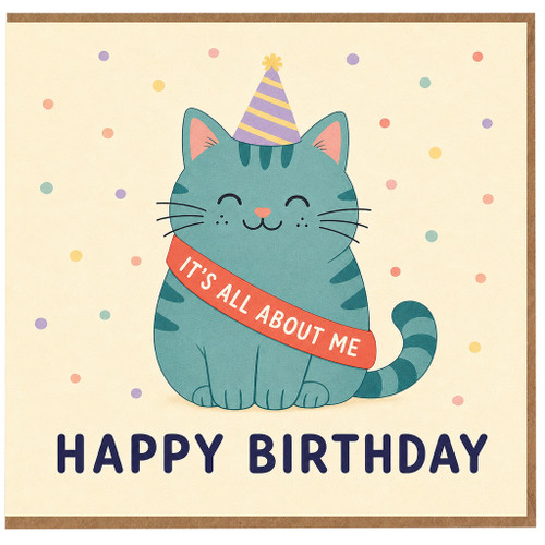 Birthday Card, Funny All About Me Birthday Card