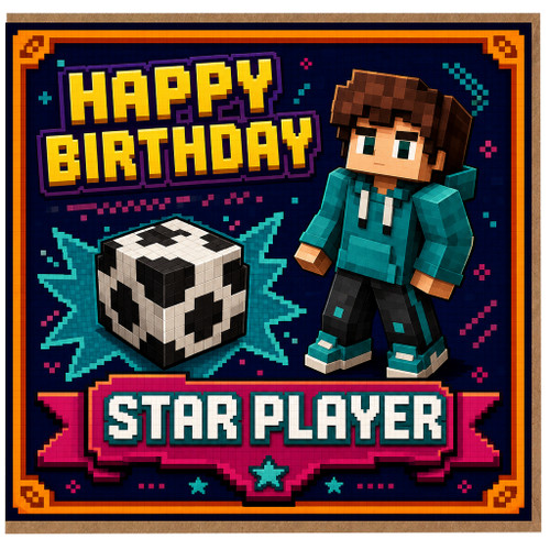 Birthday Card, Star Player Birthday Card
