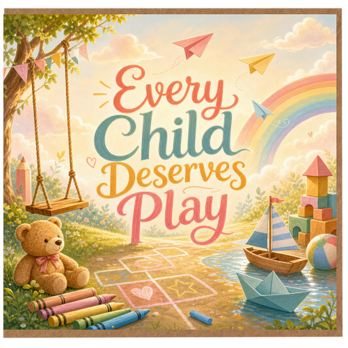 Birthday Card, Every Child Deserves Play