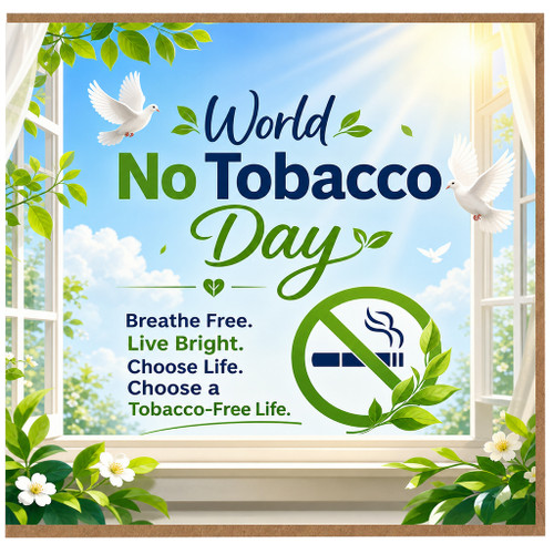 Birthday Card, World No Tobacco Day Card