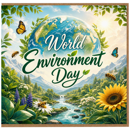 Birthday Card, World Environment Day Card