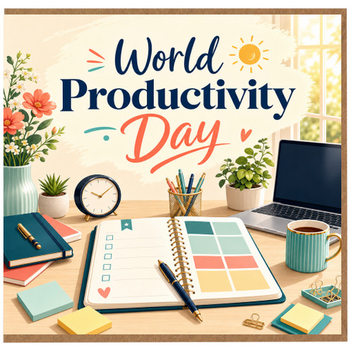 Birthday Card, World Productivity Day Card