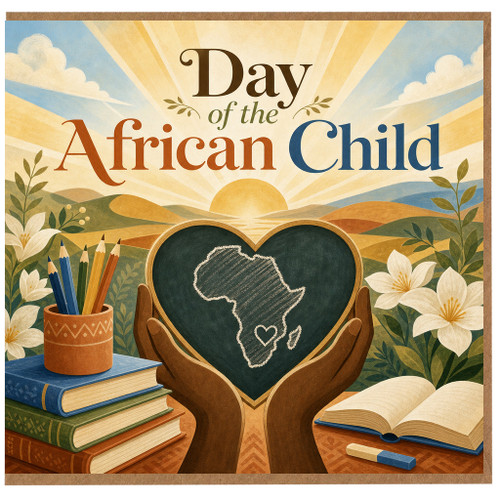 Birthday Card, African Child Awareness Card