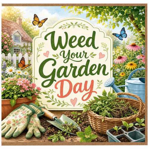 Birthday Card, Garden Lover Greeting Card
