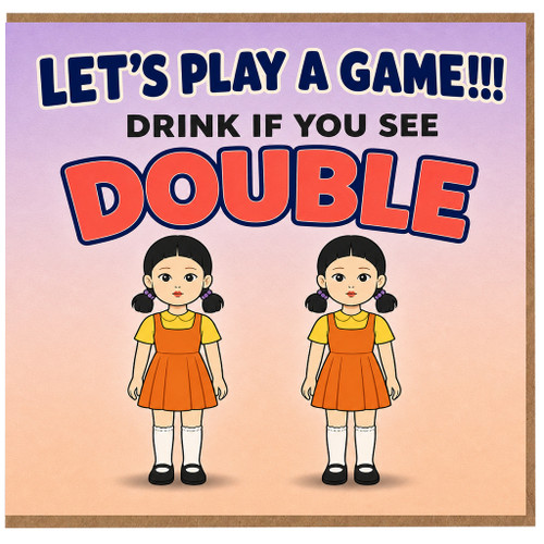 Birthday Card, Double Trouble Greeting Card