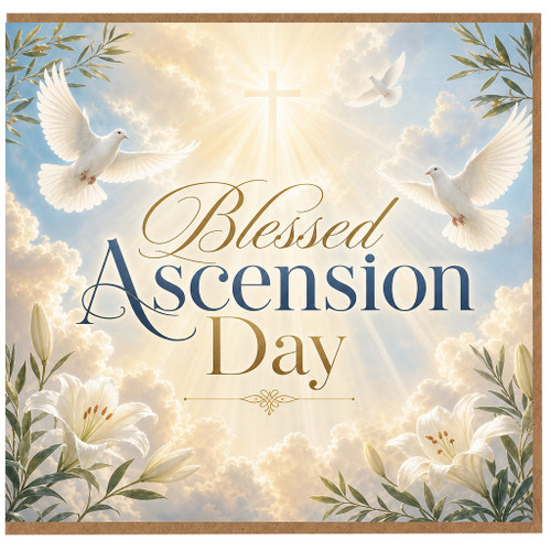 Birthday Card, Blessed Religious Christian Greeting Card