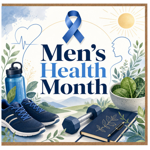 Birthday Card, Men's Health Month Card