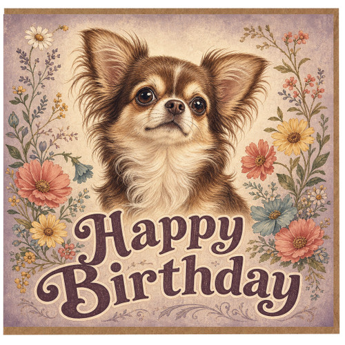 Birthday Card, Cute Floral na Birthday Card
