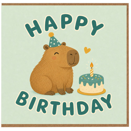 Birthday Card, Cute Happy Birthday Card