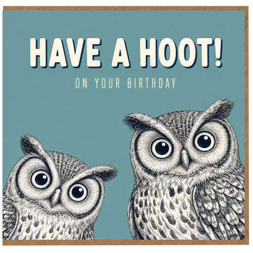 Birthday Card, Have a Hoot On Your Birthday Owl Card
