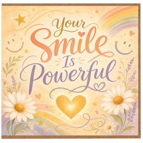 Birthday Card, Your Smile Is Powerful