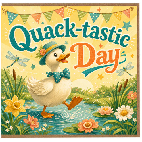Birthday Card, Quack - tastic Day Greeting Card