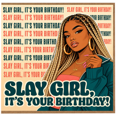 Birthday Card, Stylish Birthday Card for Her