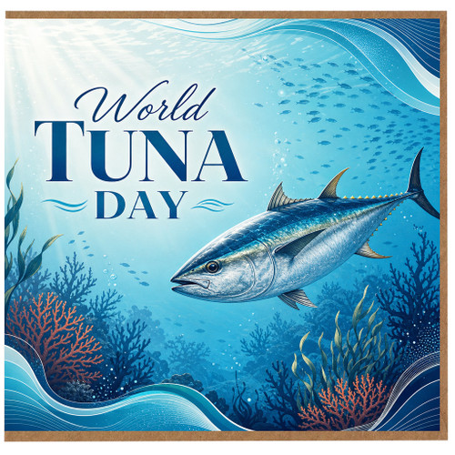 Birthday Card, World Tuna Day Card