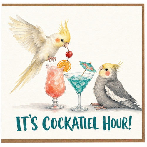 Birthday Card, Funny Bird Greeting Card