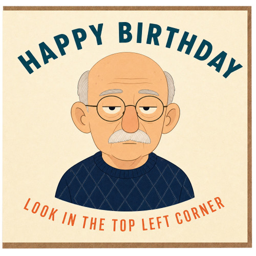 Birthday Card, Funny Illustrated Happy Birthday Card